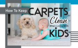 Hoe tapijten schoon te houden als u met kinderen samenwoont?